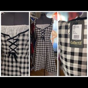 Collectif pin up dress NWT with pockets